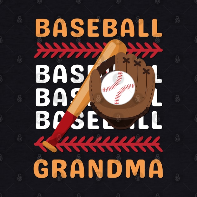 My Favorite Baseball Player Calls Me Grandma Gift for Baseball Grandma by BoogieCreates